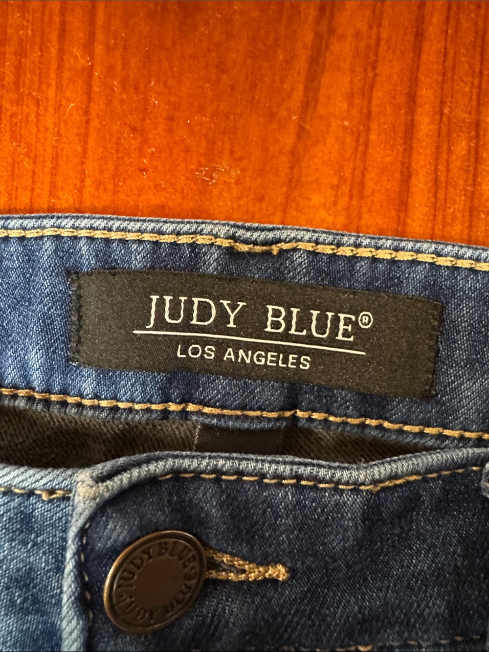 Judy Blue Dark Blue Straight Leg Jeans H9 - Picture 2 of 6